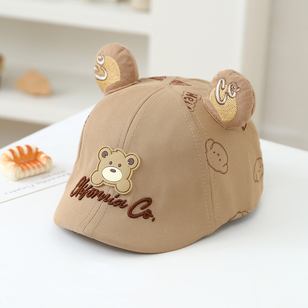 Ours des enfants en forme d'oreille en forme de lettre Tirage en trois dimensions de l'ours en peluche Cartoon