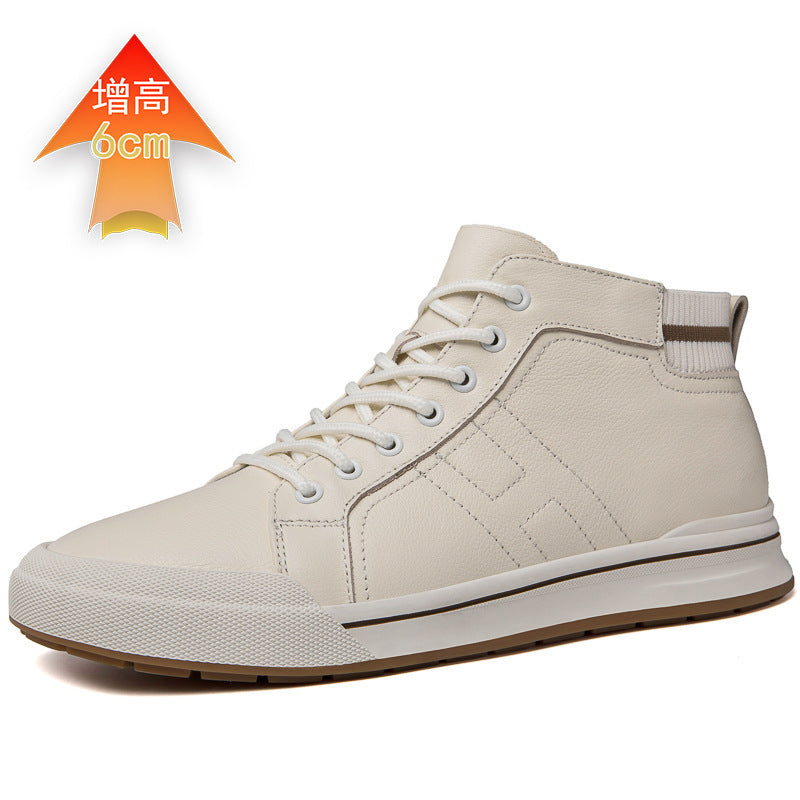 Hommes Invisible Mid-top chaussures de plus en plus haute respirant avec une semelle douce à l'intérieur