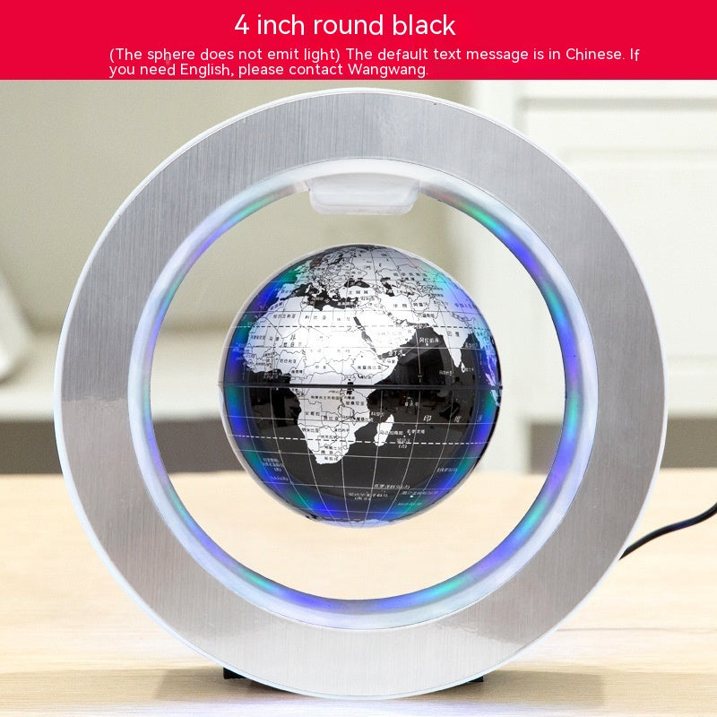 Ornements auto-rotationux Maglev Globe en forme d'O