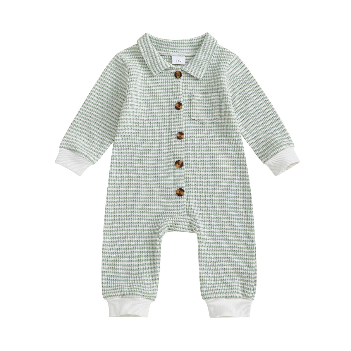 Maillot de saut avant de bébé Ouvert Manches longues tricotées à tête unique