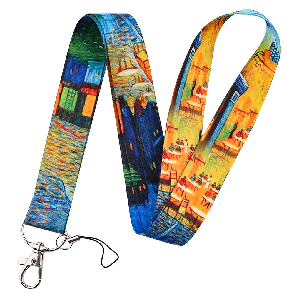 Van Gogh Starry Sunflower Téléphone portable Couverture de carte