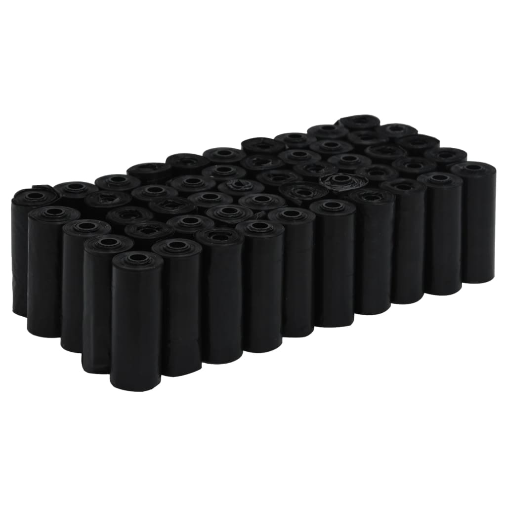 Sacs pour chien 750 pièces. Noir 30x20 cm PE