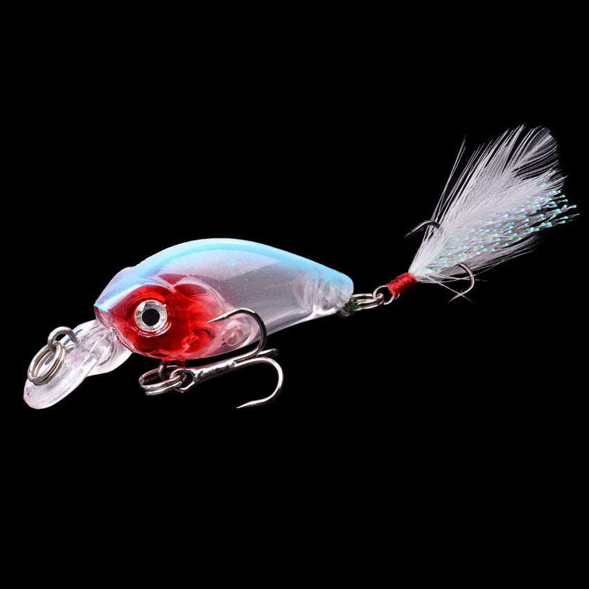 45cm Lure Rock petit gros homme avec plumes