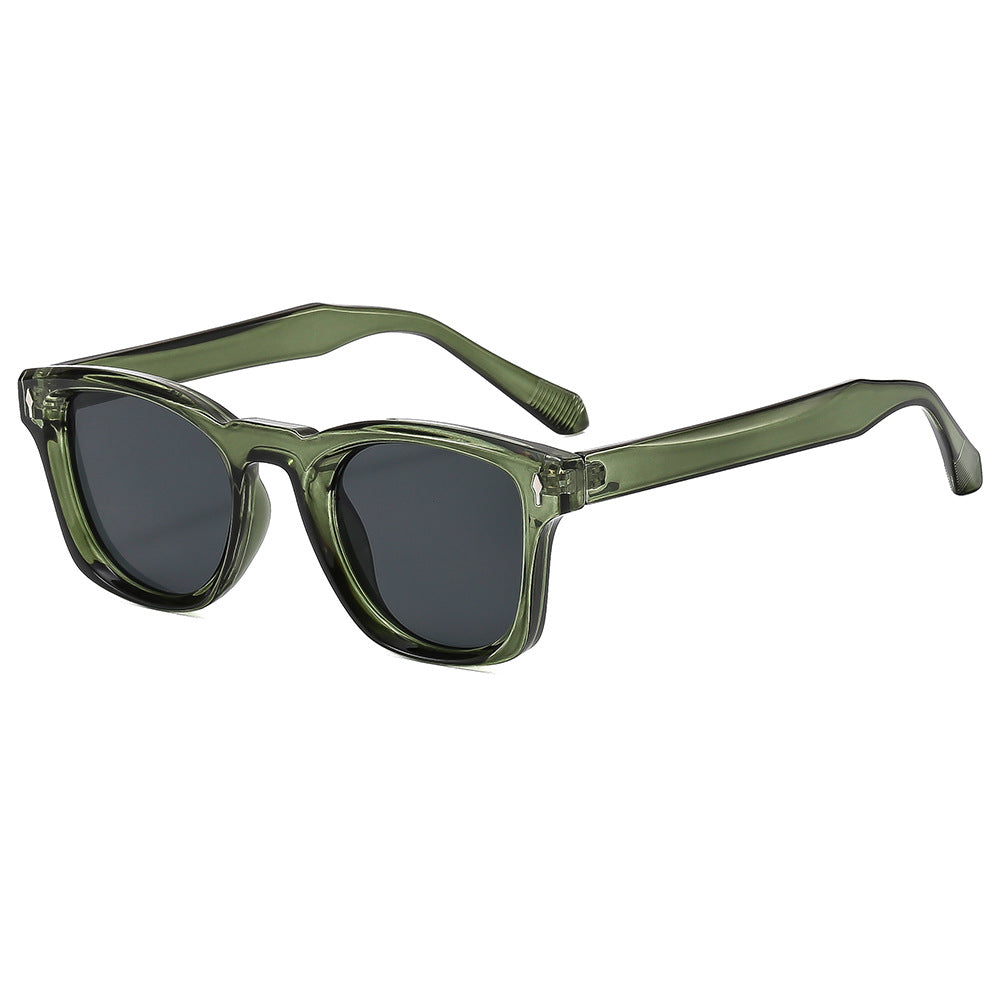 Lunettes de soleil rétro à cadre carré pour femmes pour aventures en plein air