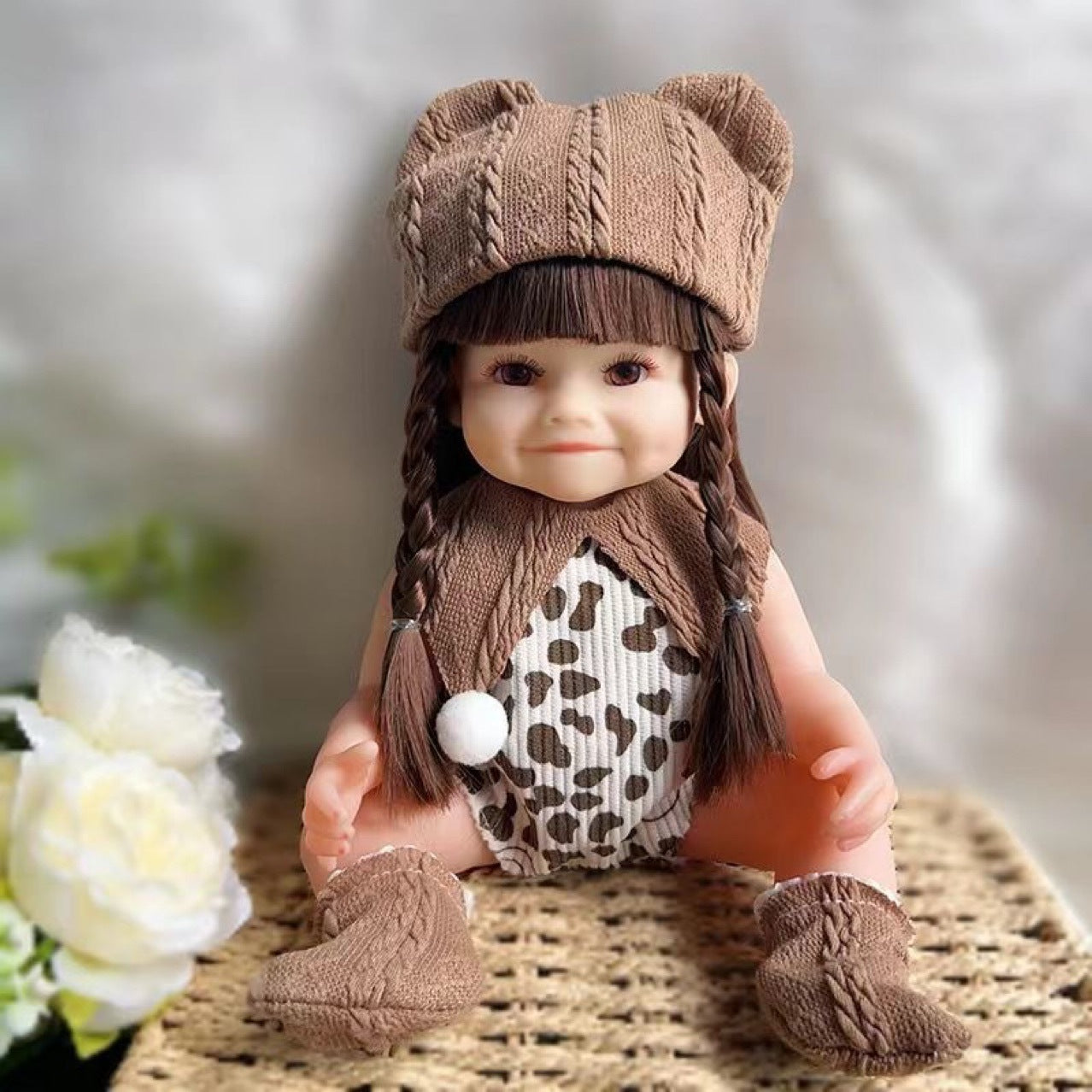 En stock 30 Cm réel jouet de poupée bébé fille