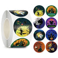 500 Rolls Joyeux Halloween Jouet pour enfants Animaux Merci Décoration Sticker Label