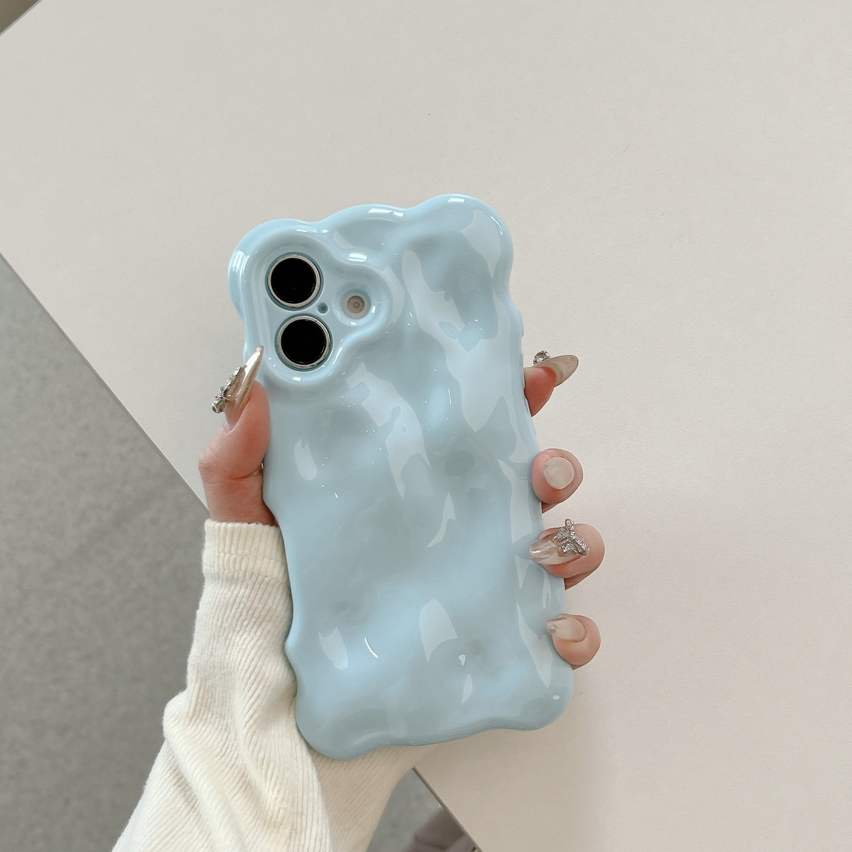 Niche Advanced Sense Plating Shell Cas de téléphone applicable