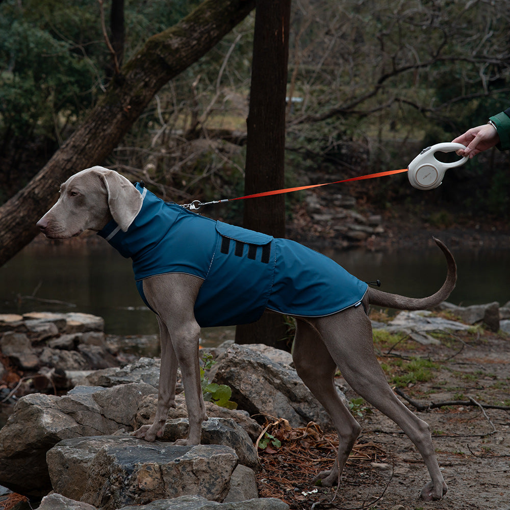 Veste de puffer pour animaux imperméable et imperméable à la poussière imperméable à l'eau pour chiens