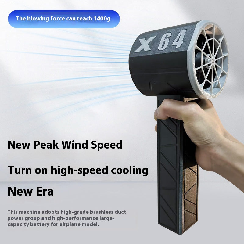 64mm Turbo ventilateur Vent Puissance jusqu'à 1400g Portable Portable industriel classe sèche-cheveux voiture Wa