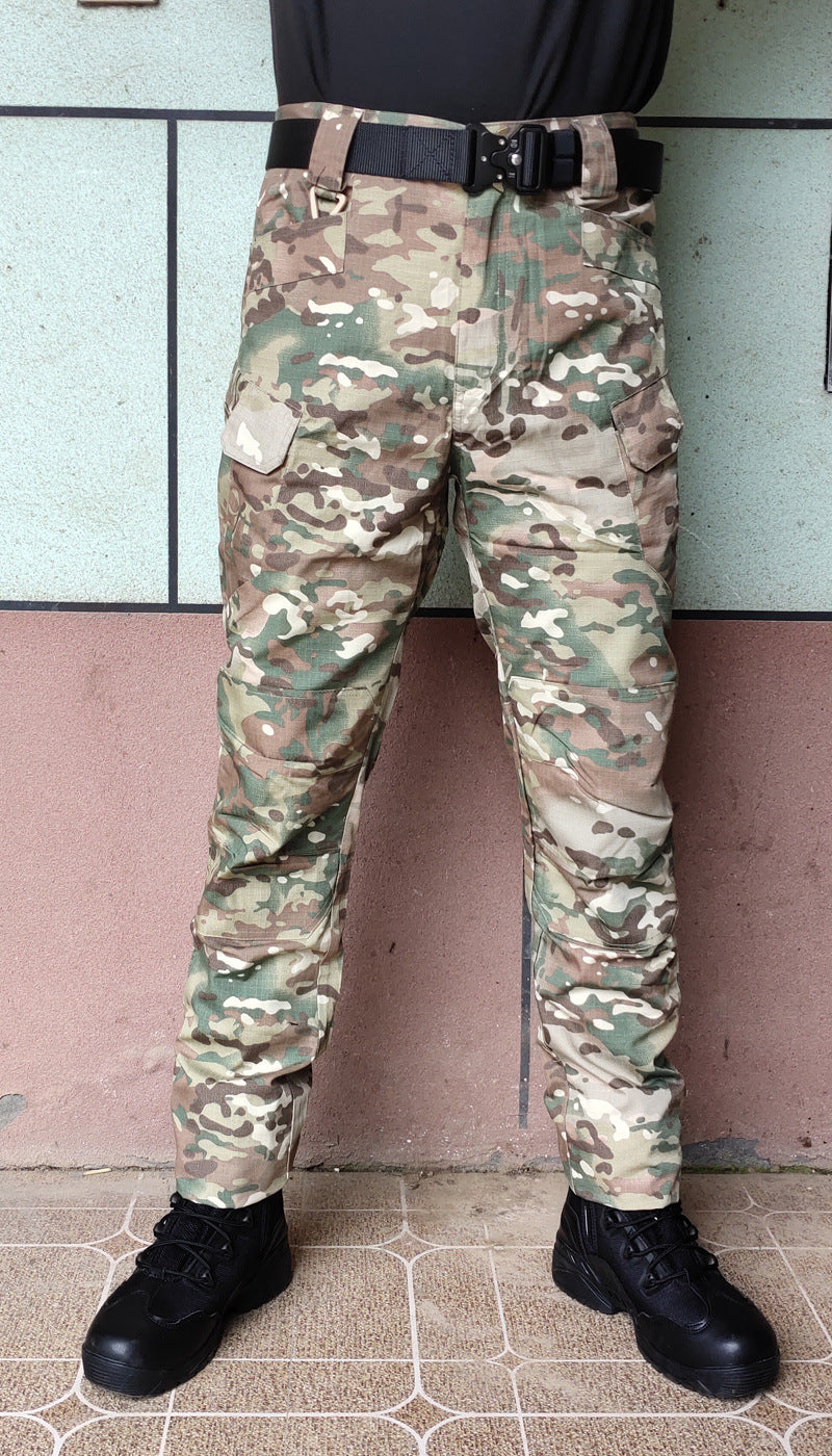 Pantalons de formation en tissu de plaid