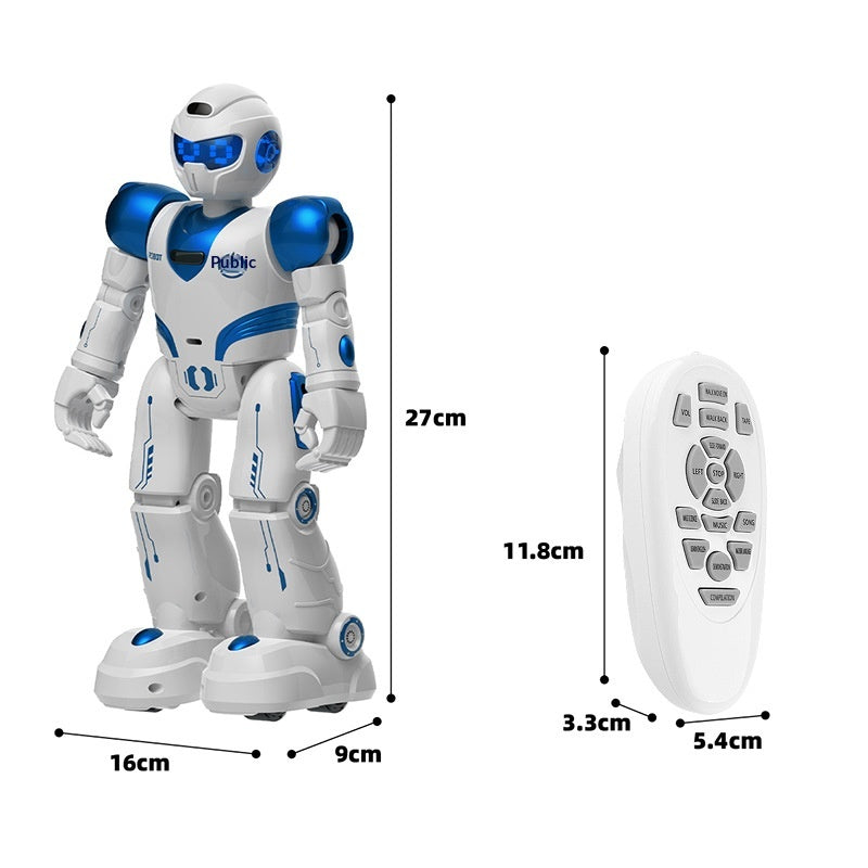 Robot intelligent télécommandé pour enfants avec commande vocale et fonctions musicales multiples