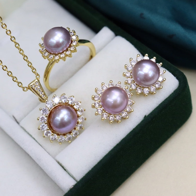 Perle d'eau douce Simplicité Collier Tout-Match
