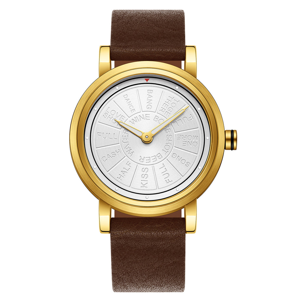 Montre de tendance de ceinture en acier Quartz