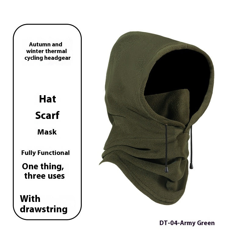 Masque de sport en automne et hiver thermique et coupe-vent