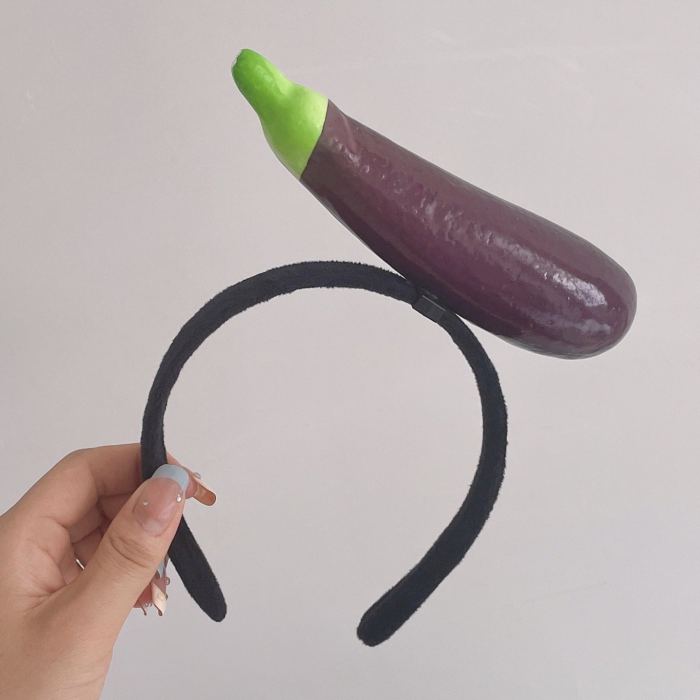 Grande coiffe de chapeau de légumes en caoutchouc radical pour prendre des photos