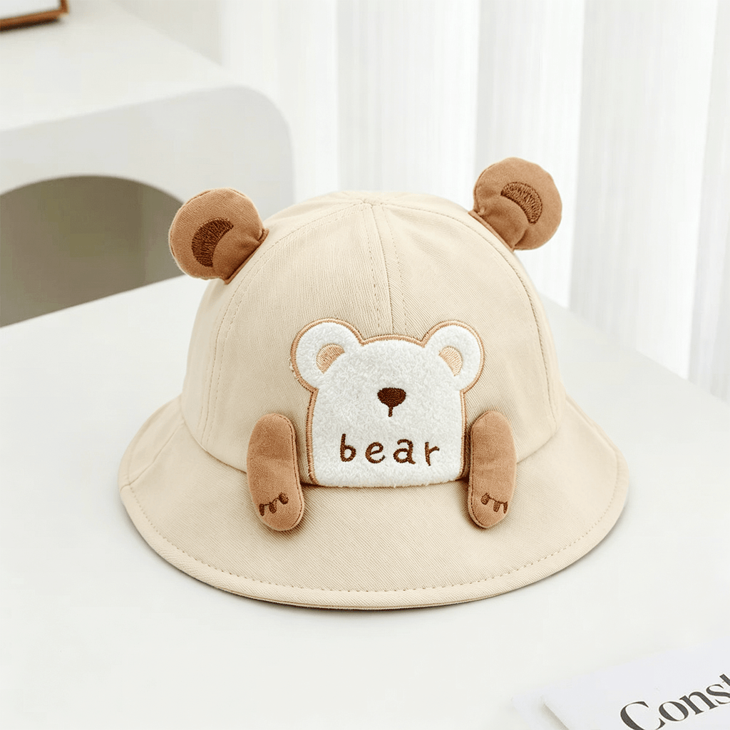 Été Garçons et filles' Brodé Lettre Our Style Modeable et mignon Chapeau de pêche pour