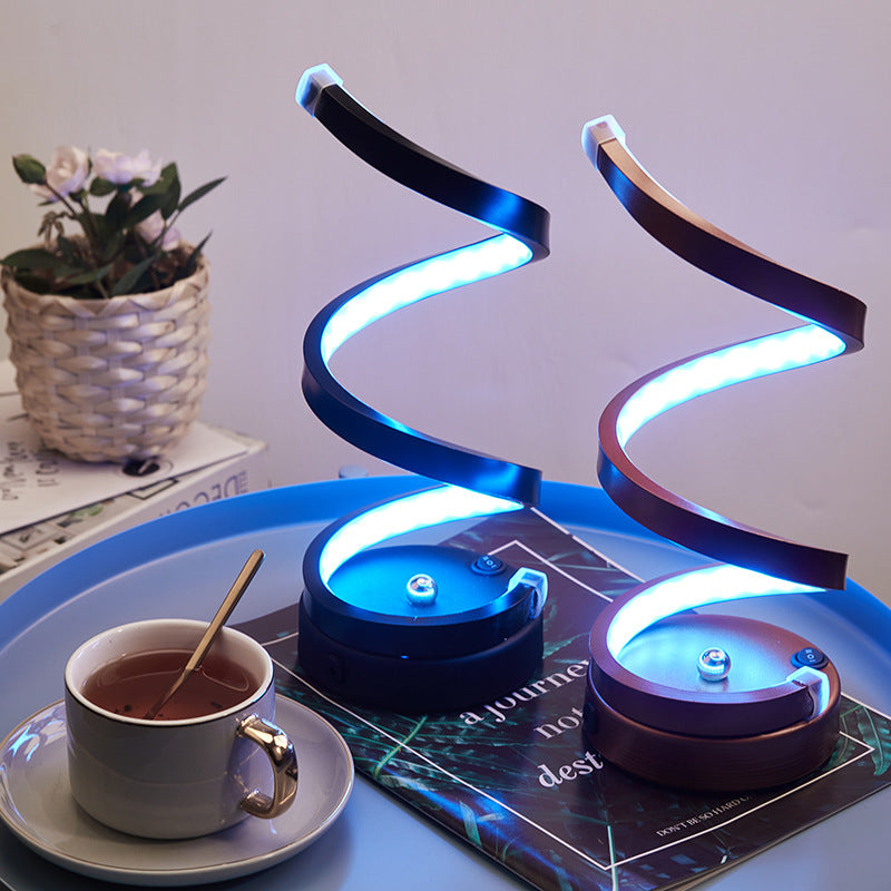 Aluminium material Serpentine night light