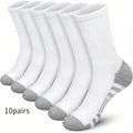 Chaussettes athlétiques assortis de couleur Plus taille Basketball Mid Tube coton respirant