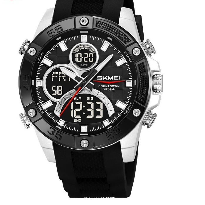 Montre numérique multifonctionnelle étanche pour hommes