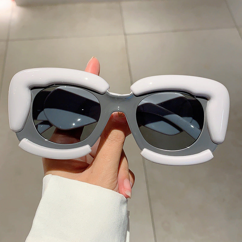 Lunettes de soleil à mode personnalisées de style Quirky Influenceur