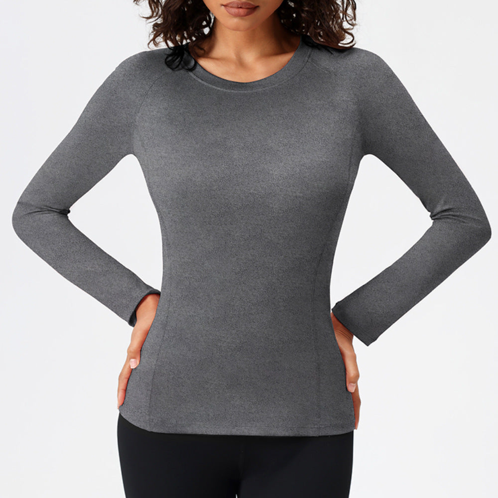 T-shirt sport à manches longues à manches longues pour femmes