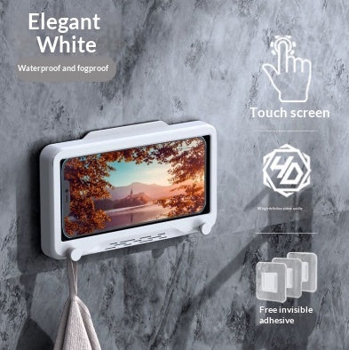 Salle de bain Étanche Étui de téléphone Douche Dispositif de streaming avec écran tactile et non-