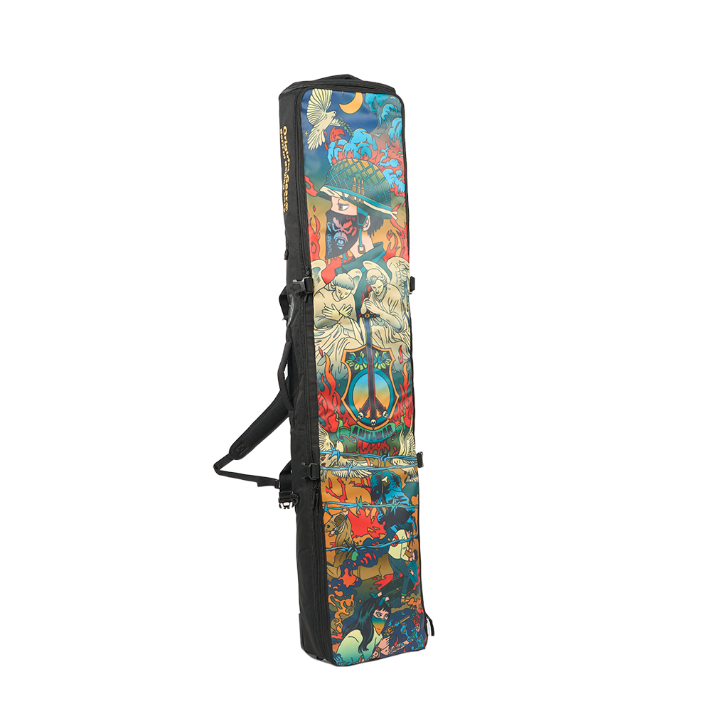 Pack de ski simple et double planche Double Disponible Cardan Roue Grande Capacité