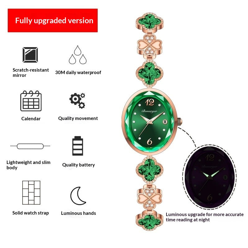Montre bracelet de calendrier de luxe abordable