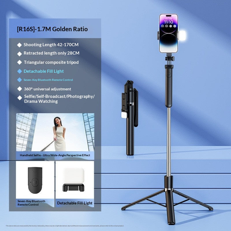 R16 Smartphone Stabilisation Selfie Stick avec télécommande Conception extensible Et construit