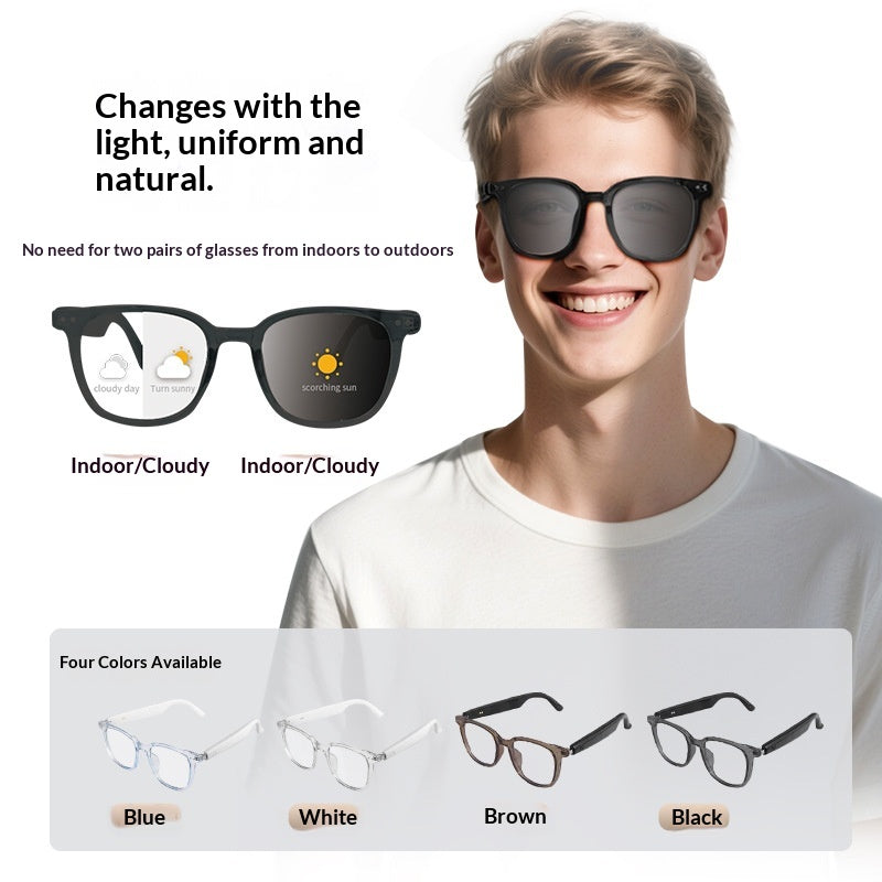 Verres Bluetooth intelligents pour lentilles photochromiques