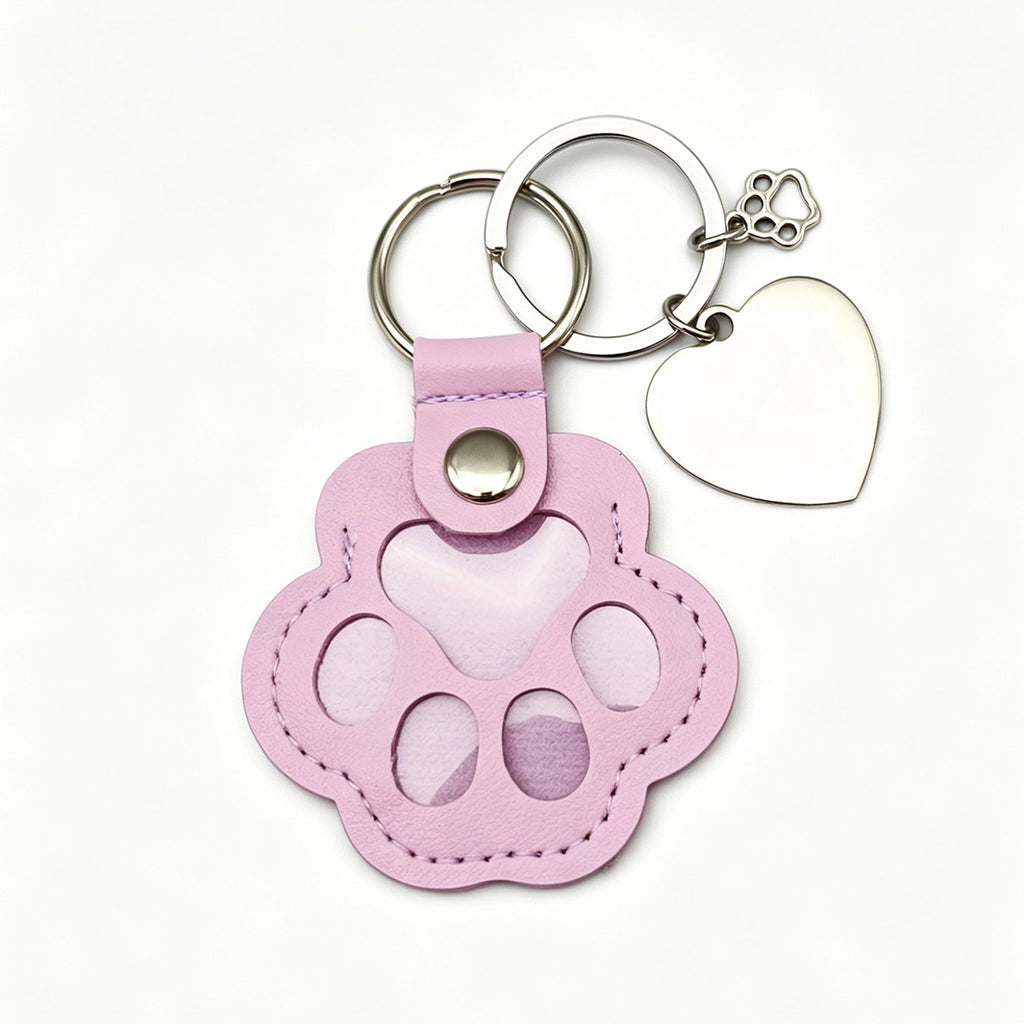 Pendentif de porte-clés photo d'animal sculpté