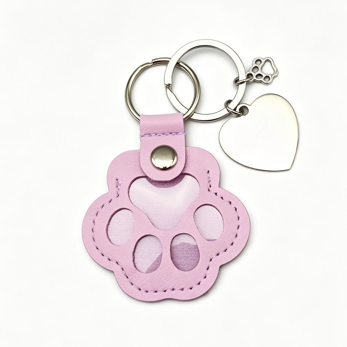 Pendentif de porte-clés photo d'animal sculpté