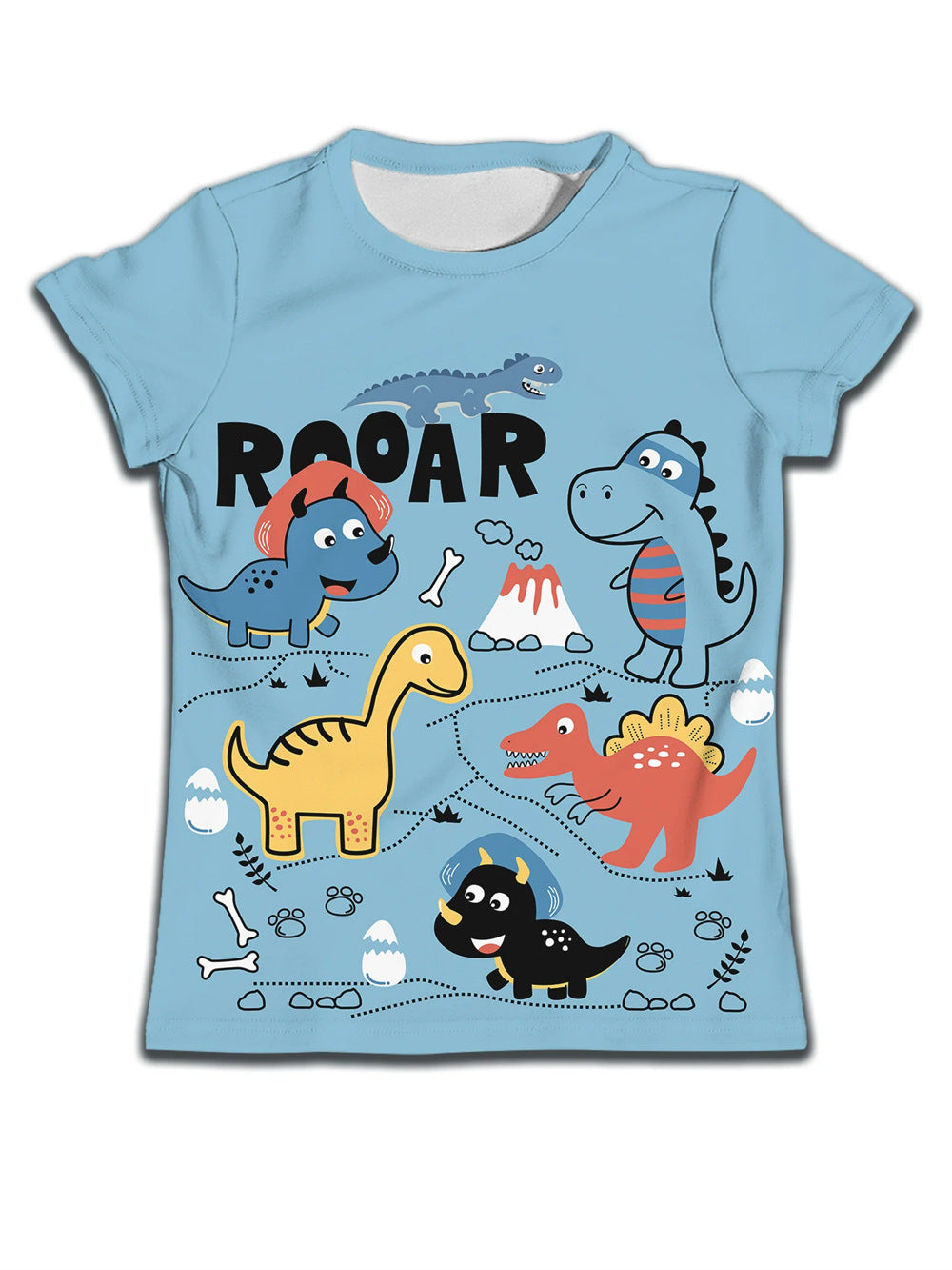 Enfants T-shirt garçon Vêtements Casual Soft T-shirt mignon Cat dessin animé
