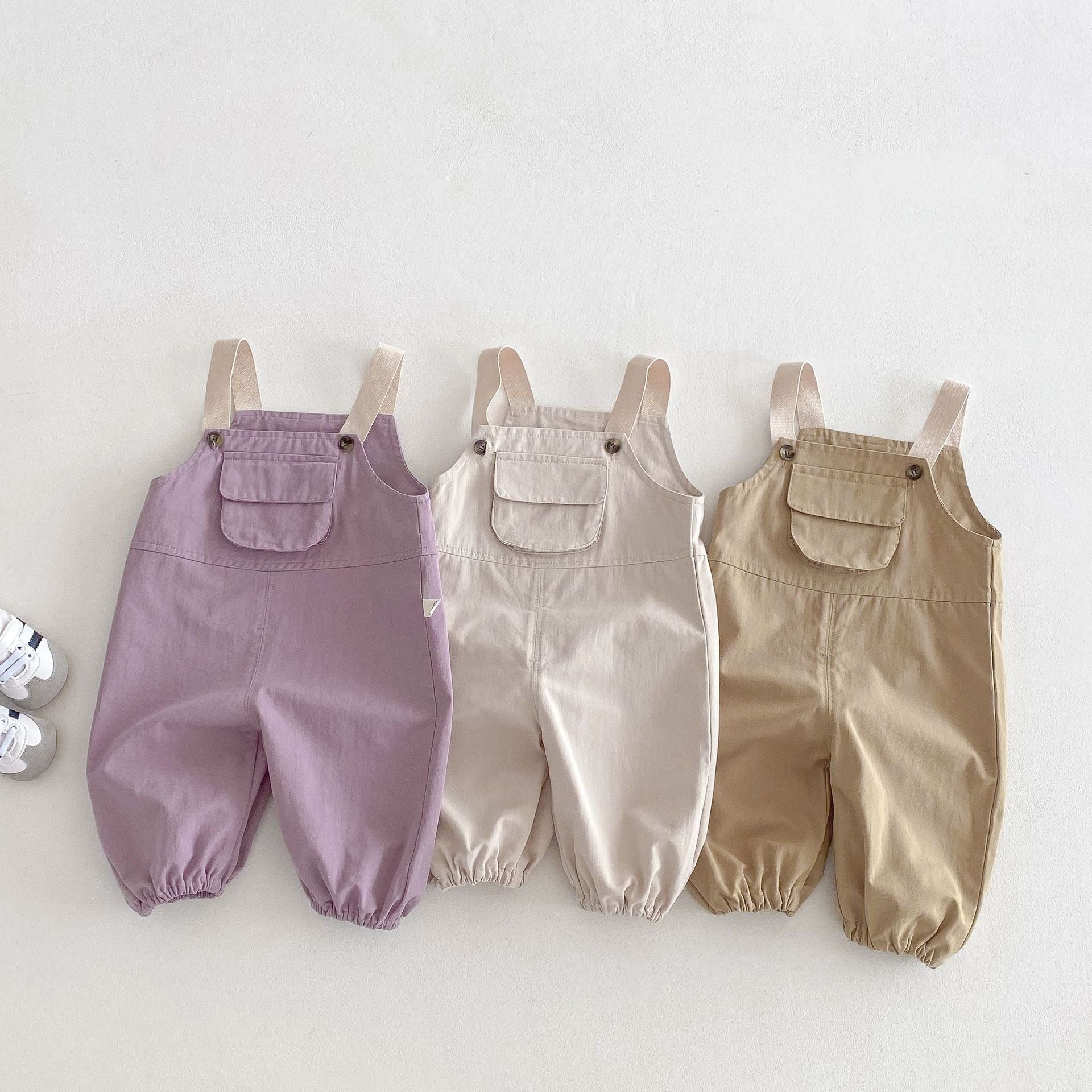 Printemps Filles Western Style Ensembles Bébé Contraste Couleur Garçons Style coréen Pantalon