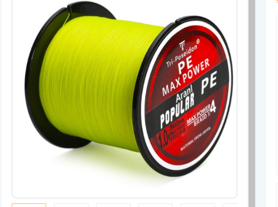 4Braided Fishing PE Strong Pull Horse Ligne principale 300M