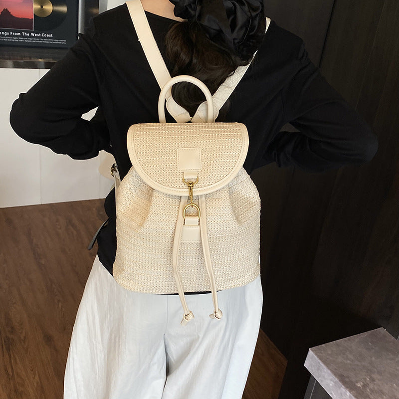 Voyages de vacances Femmes Woven sac à dos étudiant