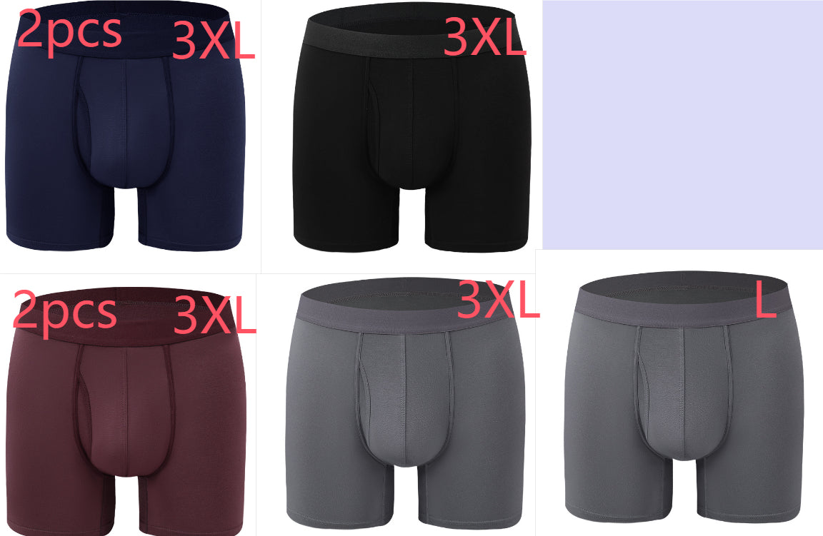 Sous-vêtements Homme prolongé Bamboo Fibre Sports Breathable Mid Waist