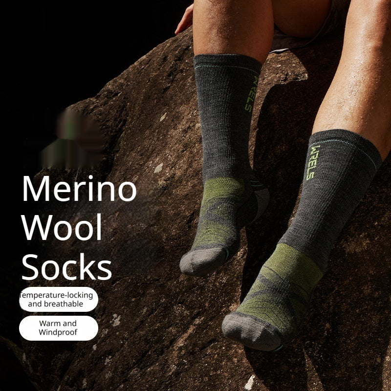 Chaussettes chaudes hautes et épaisses femmes Randonnée et chaussettes de sport