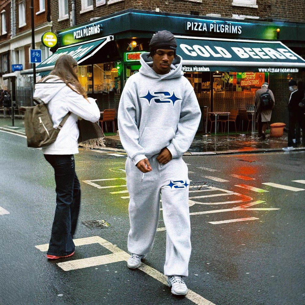 Automne et hiver Casual Retro Hip-hop Sportswear Hoodie mode