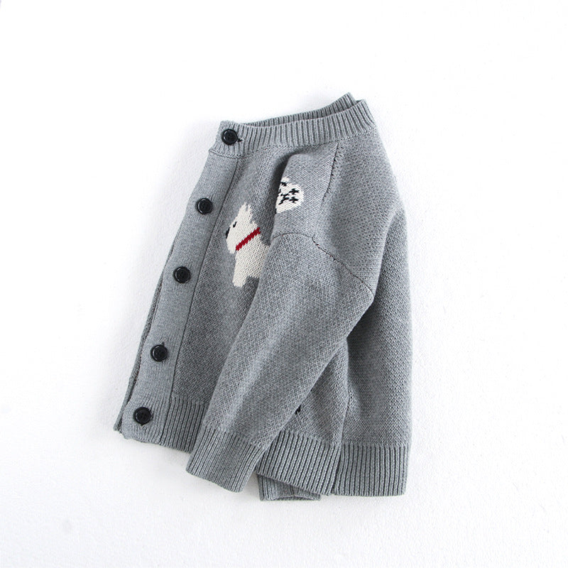 Chandail mignon pour chiot pour enfants