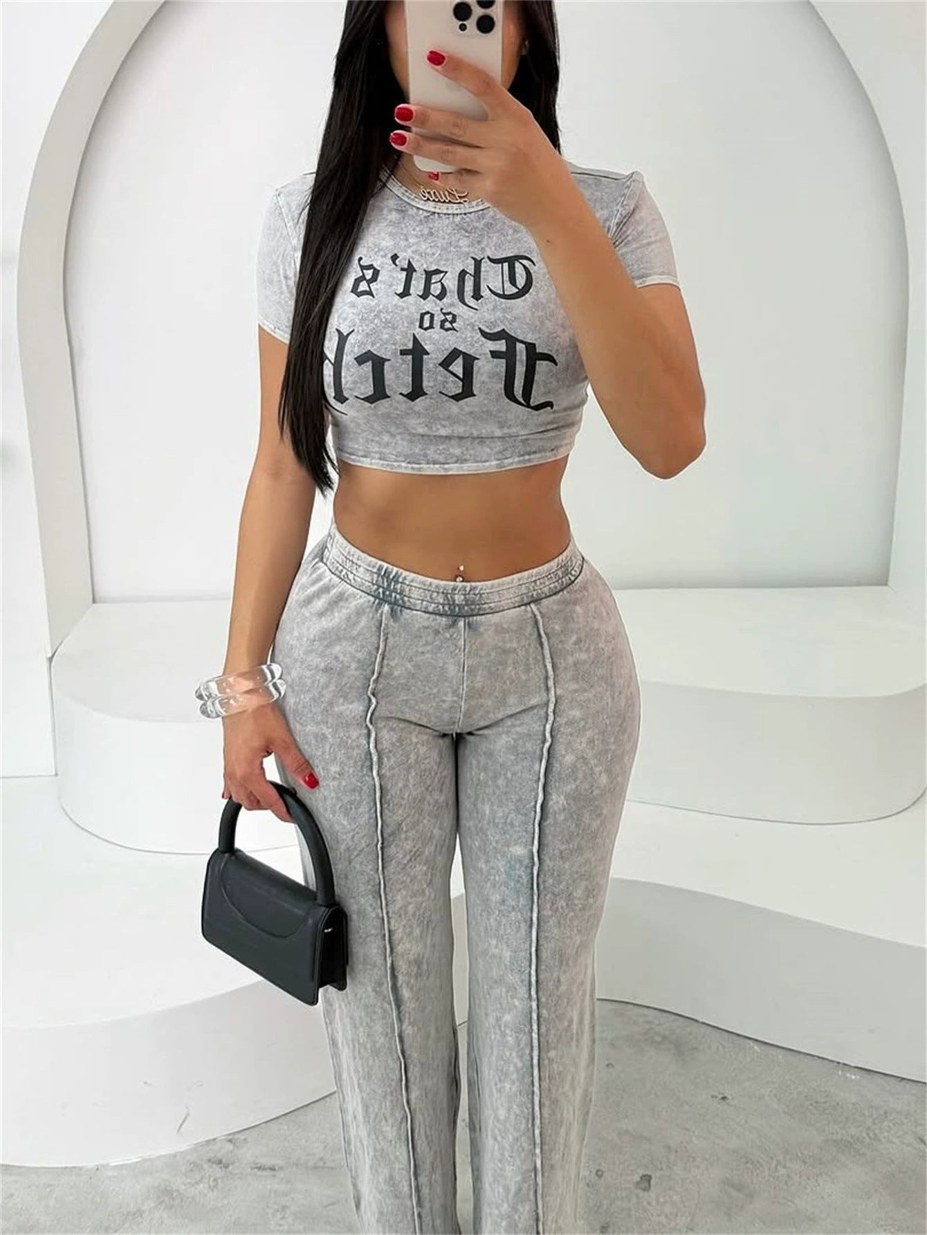 Pantalon à manches courtes imprimé casual pour femmes