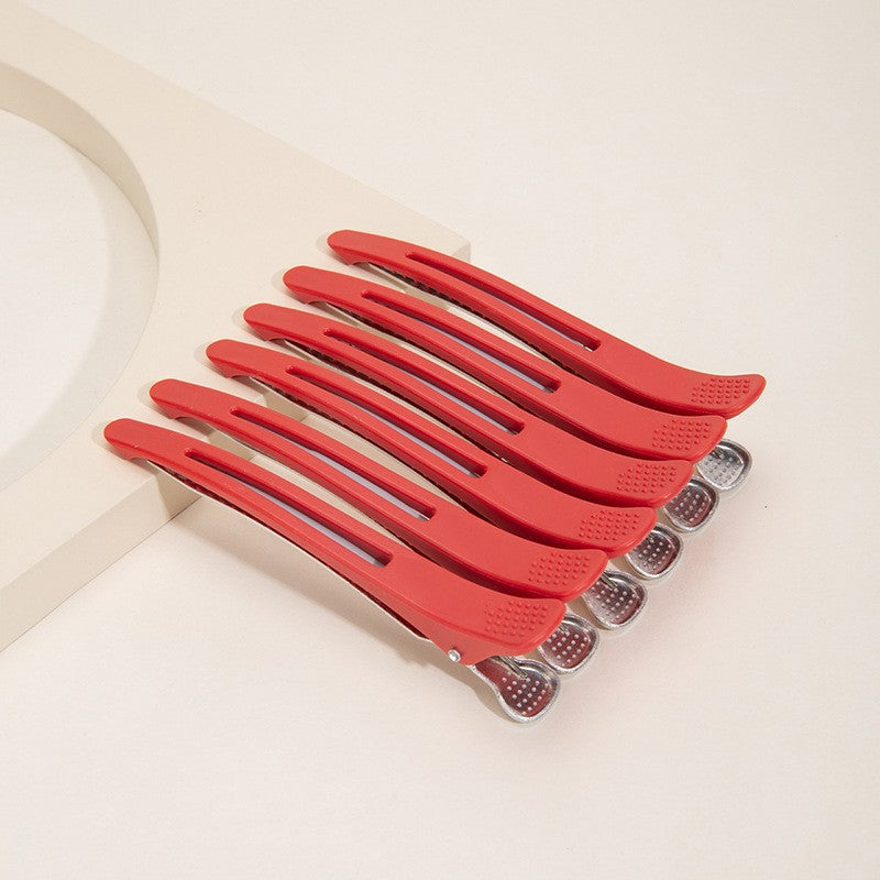 Plastic Barber Professional Clip Duckbill Clip poisson Bouche Clip