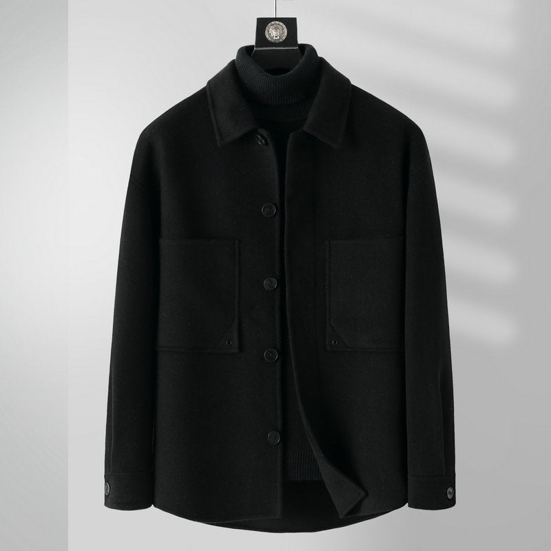 Manteau de tranchée Chemise de style laine Surpoilnon cashmere