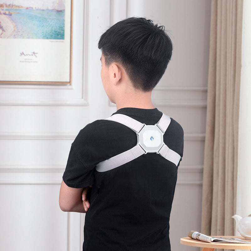 Correcteur de Posture intelligent Enfants réglables Adultes Courroies de correction du dos en temps réel P