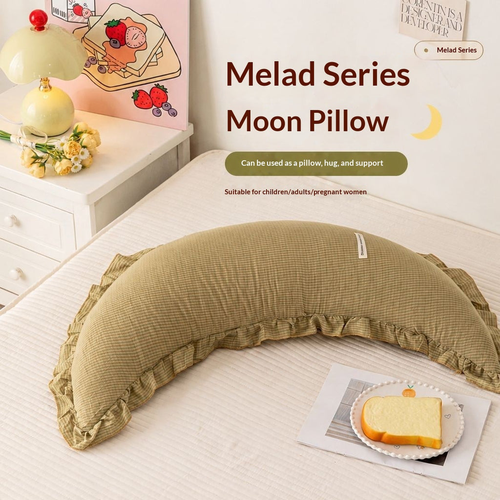 Coussin long et arrière en coton modèle Lune