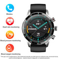 Smartwatch Bluetooth multifonctions pour les hommes avec pression artérielle et surveillance de la fréquence cardiaque