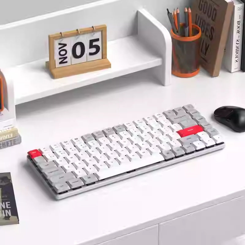 Clavier Bluetooth tri-mode mécanique de bureau silencieux