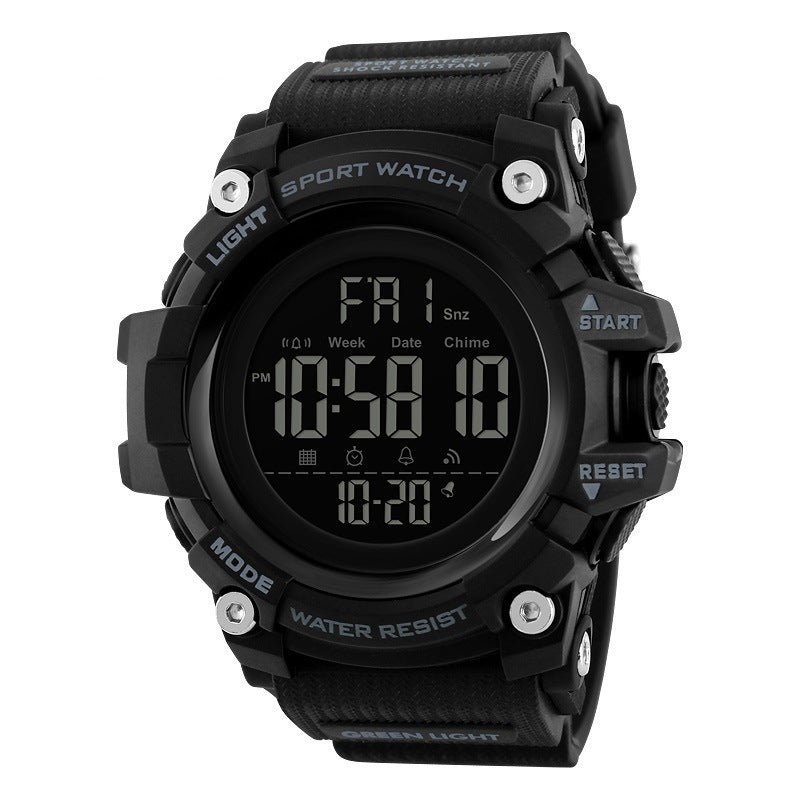 Mode Grande montre cadran pour les étudiants masculins tendance étanche