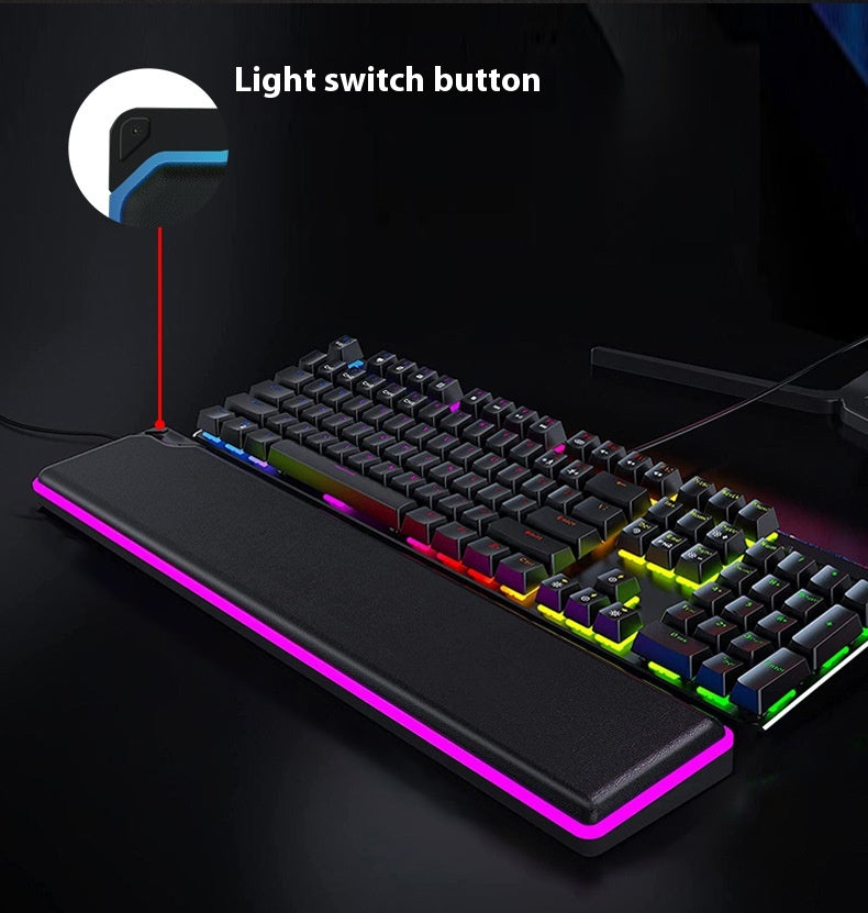 Support de clavier RGB Wristband High Rebound Support de clavier de machines lumineuses