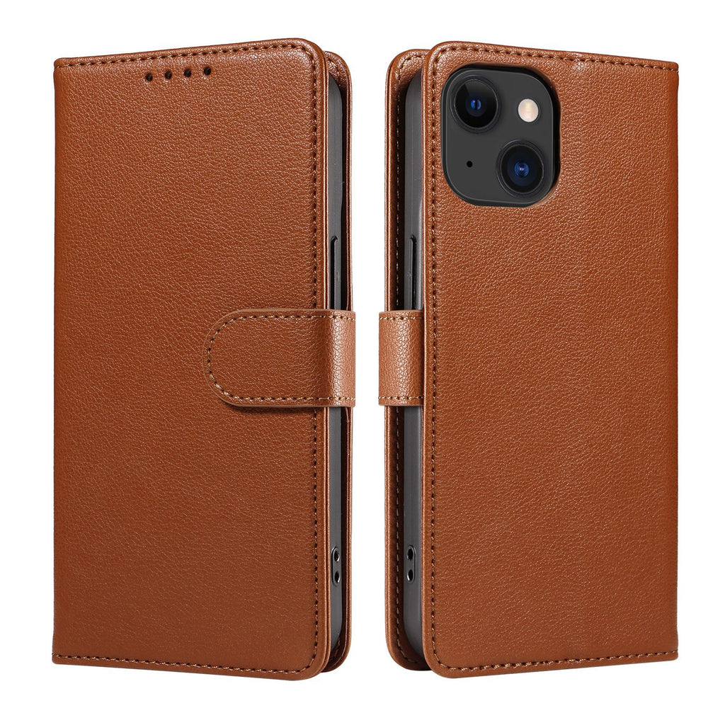 Couverture de protection en cuir pour téléphone mobile antivol
